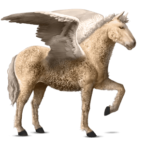 ridepegasus frieserhest svart