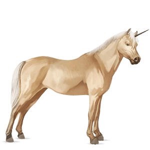 enhjørningsponni welsh palomino